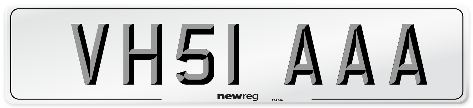VH51 AAA Number Plate from New Reg